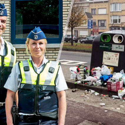 deurne leeft politie antwerpen sluikstort glasbol frituurolie
