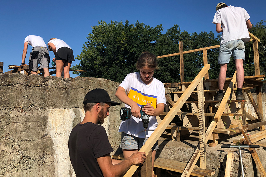 deurne leeft rivierenhof studenten bouwen landmark op bunker wereldoorlog twee