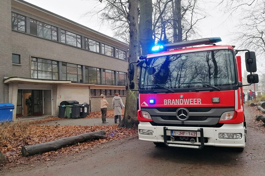 deurne leeft boelaerpark loos alarm brand school
